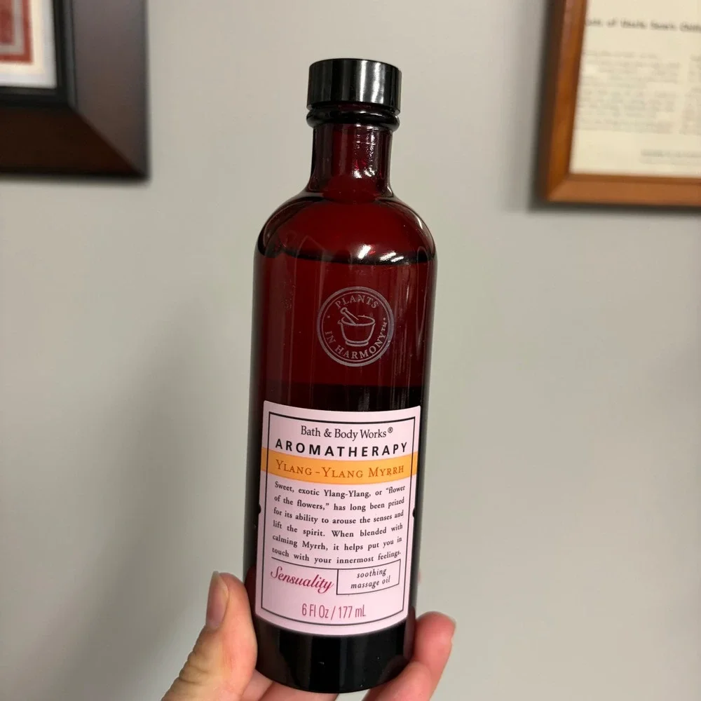 Bath & Body Works Aromatherapy Sensuality Ylang-Ylang Myrrh Massage Oil 6oz
